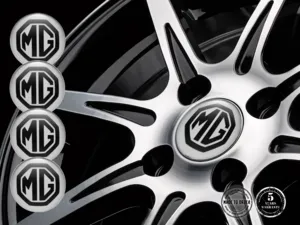 MG Gewölbtes Label Ausgabe Hochwertige Felgendekoration
